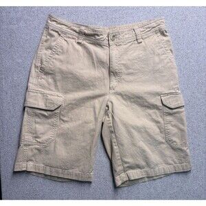 Columbia Sportswear Men's Cargo Shorts Size 34 Tan Outdoor Hiking Casual